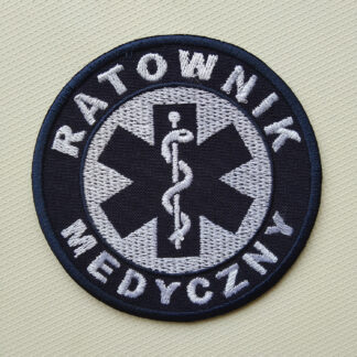 Naszywka Ratownik Medyczny Granatowy
