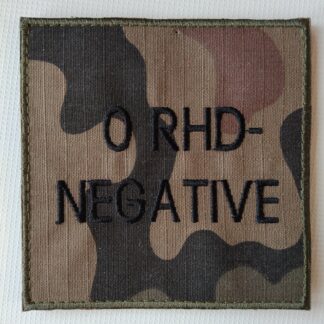 Naszywka Grupa Krwi