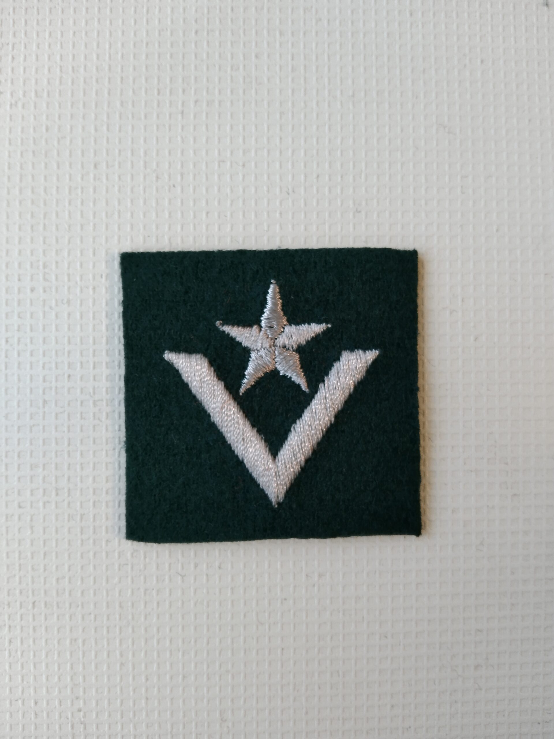 Stopień Na Beret WP Zielony – Młodszy Chorąży