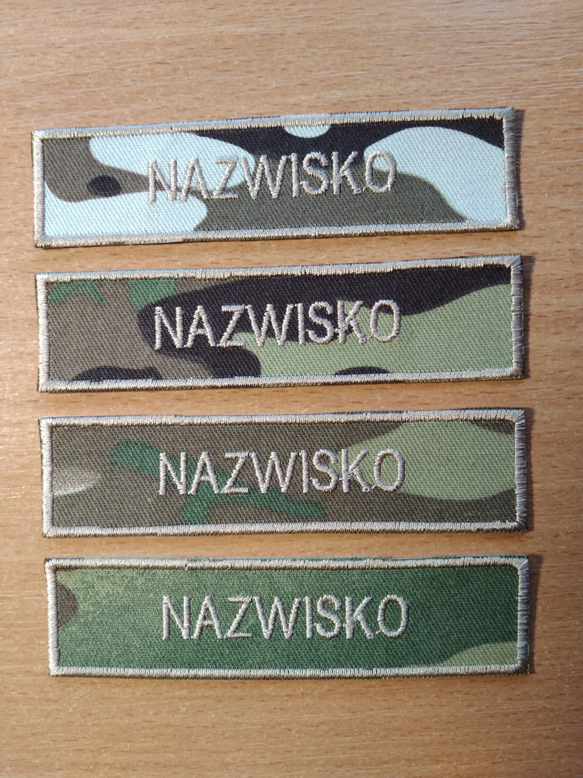 Imienniki Na Kamuflaż MultiCam Komplet 4szt.