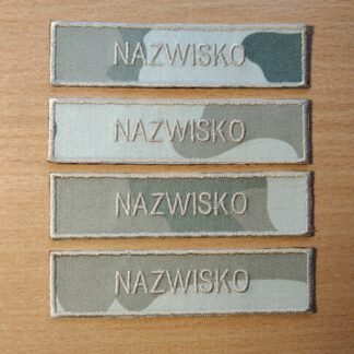 Imienniki Na Kamuflażu Pustynnym wz 93 Komplet 4szt.