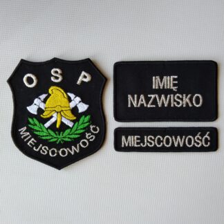 Naszywki Ochotnicza Straż Pożarna Komplet