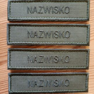 Imienniki Tło Oliwkowe Komplet 4szt.